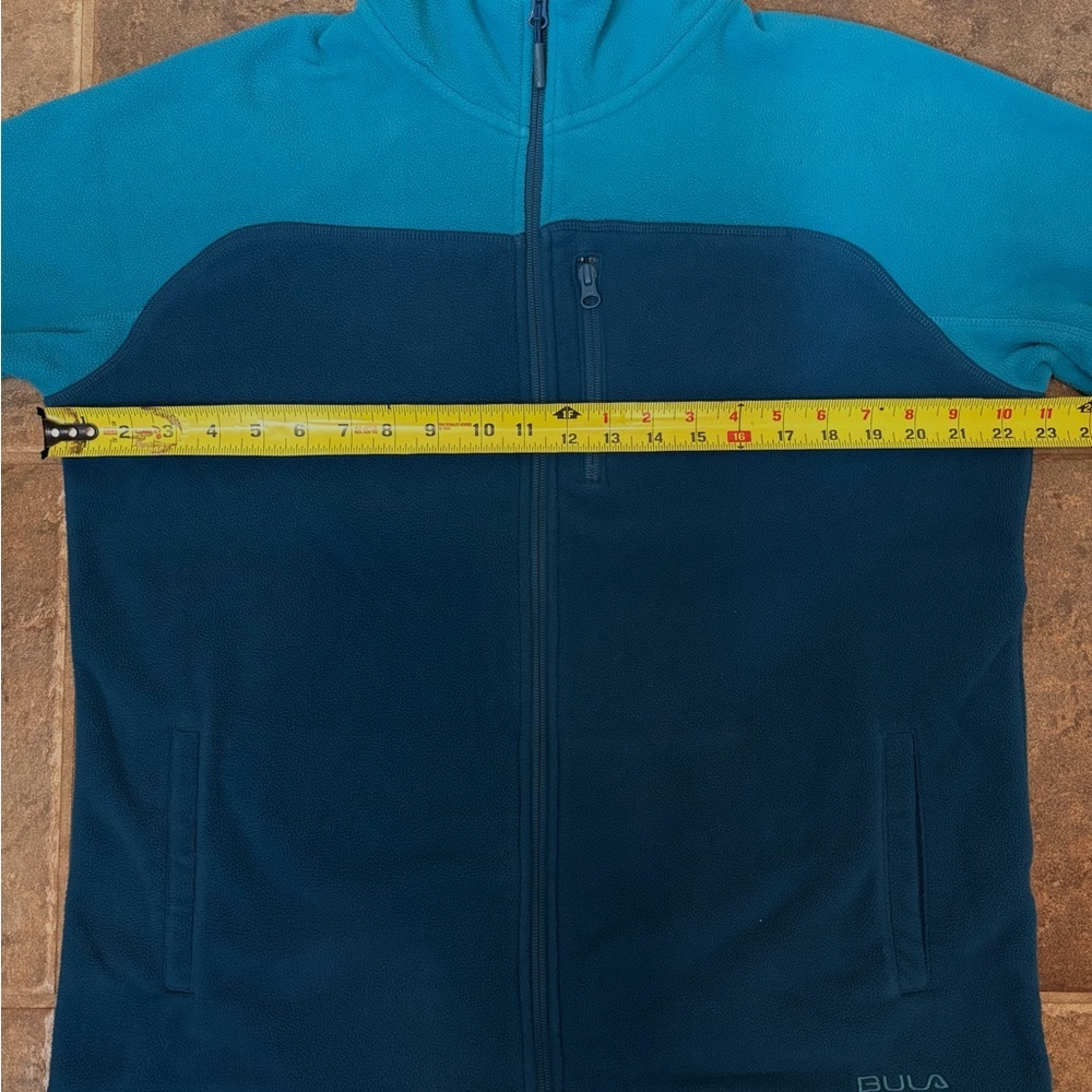 BULA Women’s Fleece Jacket XL Blue & Teal | Full Zip Outdoor Cozy Warm - Picture 10 of 12